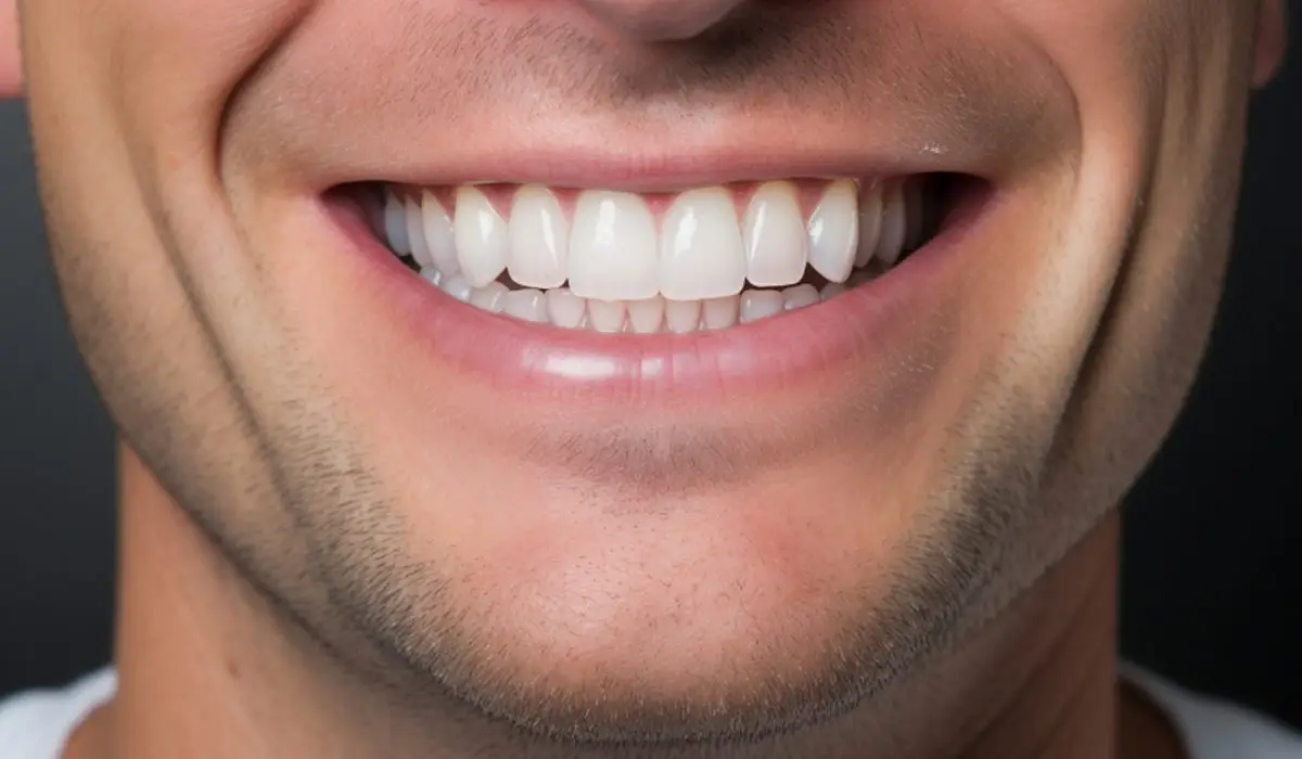 perfect white teeth