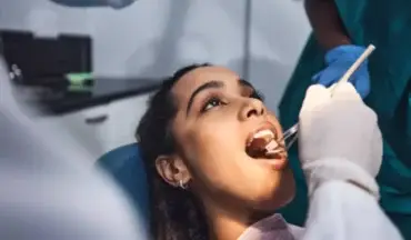 Patient undergoing root canals treatment at Schaumburg Dentistry for a pain-free dental procedure.